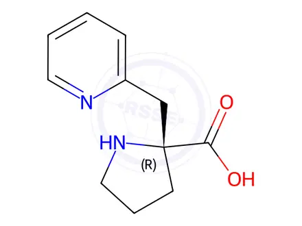 Chemical structure of (R)-Alpha-(2-Pyridinylmethyl)-Pro2HCl