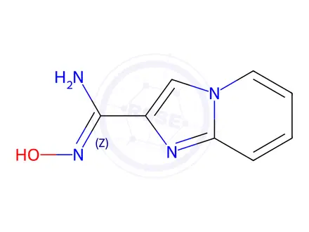 Chemical structure of (Z)-N'-Hydroxyimidazo[1,2-a]pyridine-2-carboximidamide