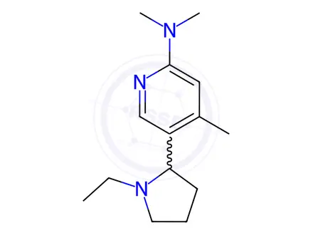 Chemical structure of 5-(1-Ethylpyrrolidin-2-yl)-N,N,4-trimethylpyridin-2-amine