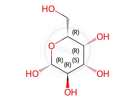 Chemical structure of Galactose Impurity 23 (β-D-Galactose)