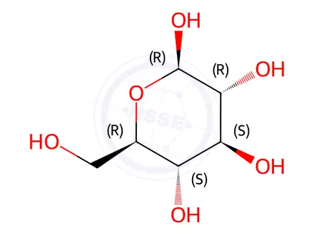 Chemical structure of Glucose Impurity 37 (β-D-Glucose)
