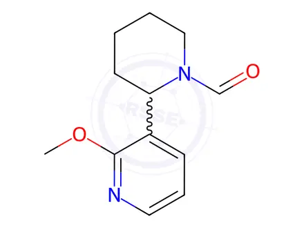 Chemical structure of 2-(2-Methoxypyridin-3-yl)piperidine-1-carbaldehyde