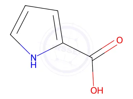 Chemical structure of Pyrrole-2-carboxylicacid