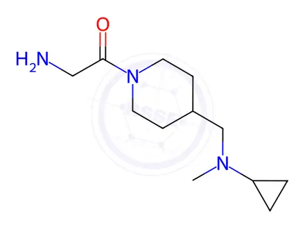 Chemical structure of 2-Amino-1-(4-(((cyclopropylmethyl)amino)methyl)piperidin-1-yl)ethanone