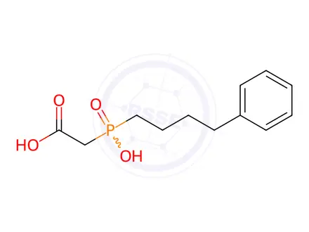Chemical structure of Fosinopril Impurity A