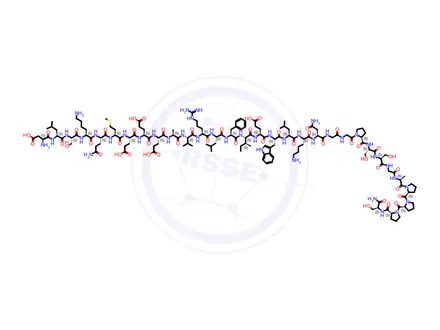 Chemical structure of Exendin Impurity 1 (Fragment 9-39 Exendin)
