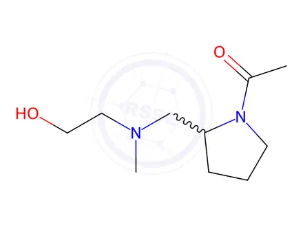 Chemical structure of 1-(2-(((2-Hydroxyethyl)(methyl)amino)methyl)pyrrolidin-1-yl)ethanone
