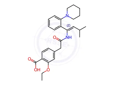 Chemical structure of Repaglinide Impurity 30