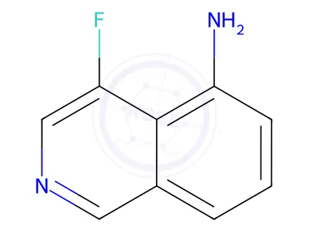 Chemical structure of 4-Fluoroisoquinolin-5-amine