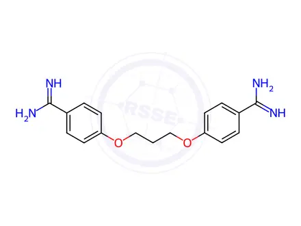 Chemical structure of Panamidin dihydrochloride