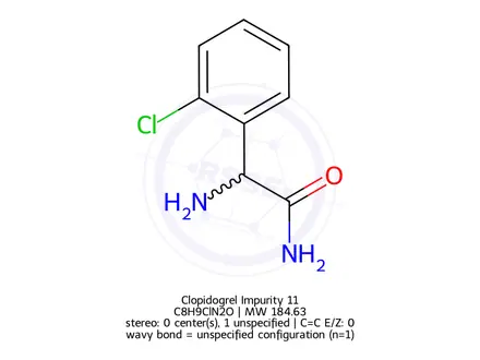 Chemical structure of Clopidogrel Impurity 11