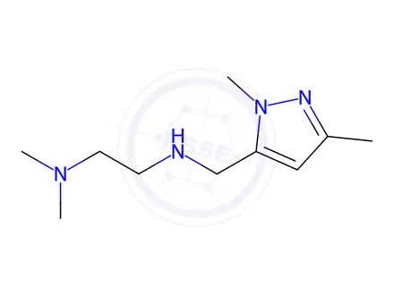 Chemical structure of N'-[(1,3-dimethyl-1H-pyrazol-5-yl)methyl]-N,N-dimethylethane-1,2-diamine