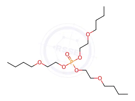 Chemical structure of Tris(2-butoxyethyl) phosphate