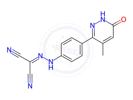 Chemical structure of Levosimendan Impurity 27