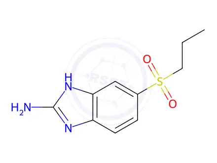 Chemical structure of Albendazole-2-aminosulfone