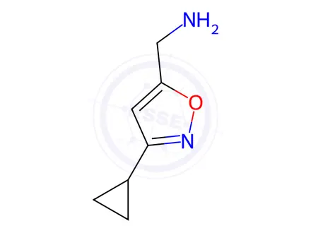 Chemical structure of (3-Cyclopropylisoxazol-5-yl)methanamine