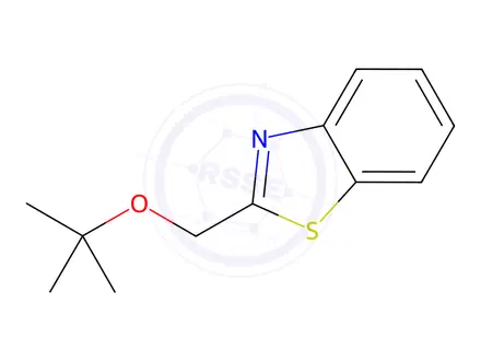 Chemical structure of Benzothiazole, 2-[(1,1-dimethylethoxy)methyl]-(9CI)