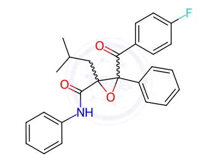 Chemical structure of Atorvastatin Oxirane Impurity