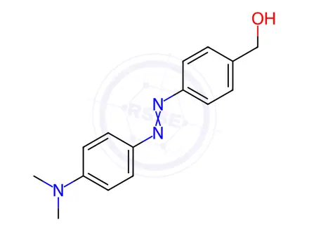 Chemical structure of p-[(p-Dimethylaminophenyl)azo]benzyl alcohol