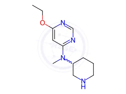 Chemical structure of (6-Ethoxy-pyriMidin-4-yl)-Methyl-piperidin-3-yl-aMine hydrochloride