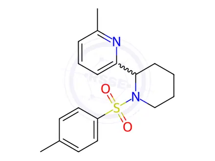 Chemical structure of 2-Methyl-6-(1-tosylpiperidin-2-yl)pyridine