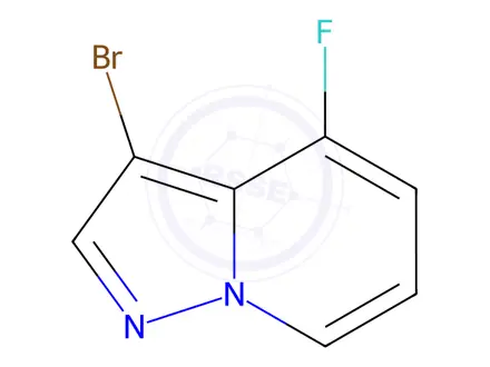Chemical structure of 3-bromo-4-fluoro-pyrazolo[1,5-a]pyridine