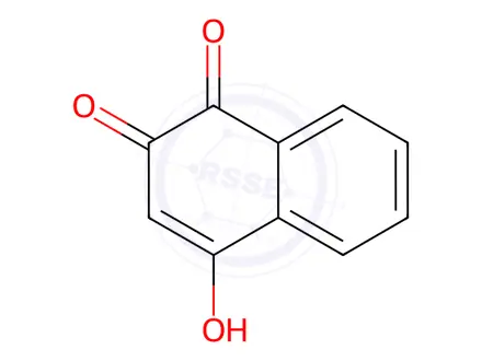 Chemical structure of Lawsone