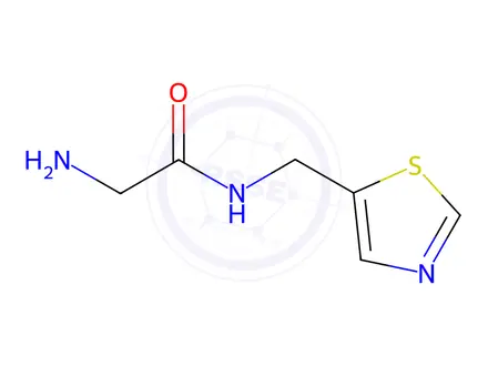 Chemical structure of 2-Amino-N-(thiazol-5-ylmethyl)acetamide