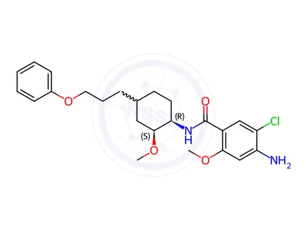 Chemical structure of Cisapride Impurity 14 (Cisapride EP Impurity A)