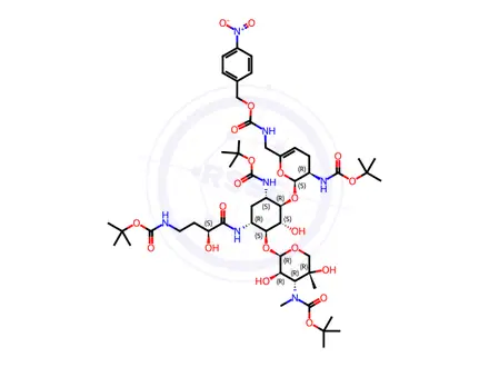 Chemical structure of Plazomicin Impurity 1