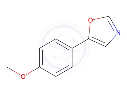 Chemical structure of 5-(4-Methoxyphenyl)oxazole