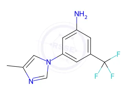 Chemical structure of Nilotinib EP Impurity A