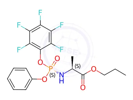 Chemical structure of Sofosbuvir Impurity 77