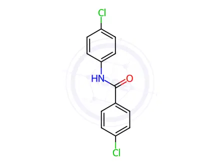 Chemical structure of 4-Chloro-N-(4-chlorophenyl)benzamide