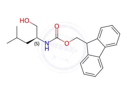 Chemical structure of Fmoc-L-leucinol