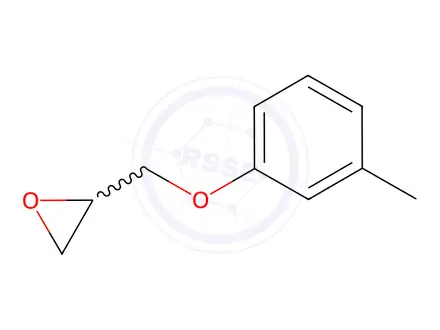 Chemical structure of 2-((3-Methylphenoxy)methyl)oxirane