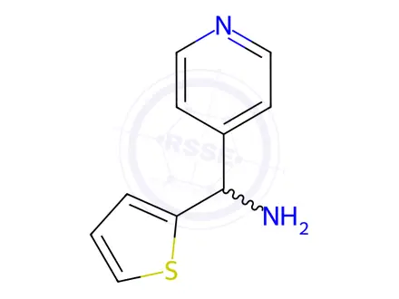 Chemical structure of C-PYRIDIN-4-YL-C-THIOPHEN-2-YL-METHYLAMINE DIHYDROCHLORIDE