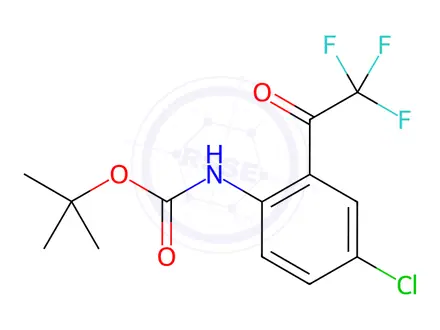 Chemical structure of N-tert-Butoxycarbonyl-4-chloro-2-trifluoroacetylaniline