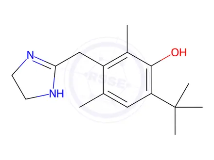 Chemical structure of Oxymetazoline Hydrochloride