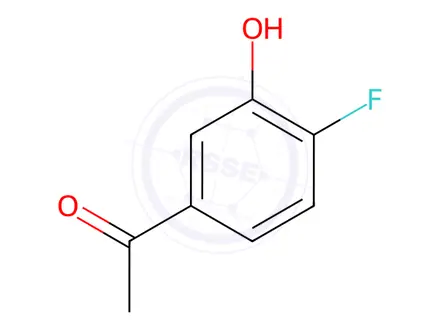 Chemical structure of 1-(4-Fluoro-3-hydroxyphenyl)ethanone