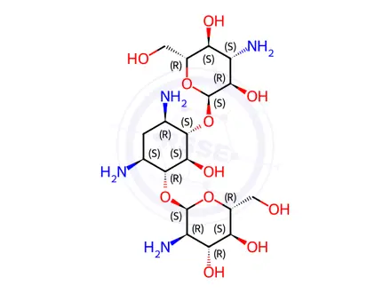 Chemical structure of Kanamycin Sulfate Impurity 3 (Kanamycin C)