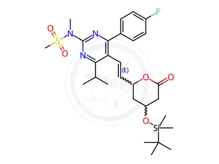 Chemical structure of Rosuvastatin Calcium Impurity 179 (Mixture of E/Z-isomers)
