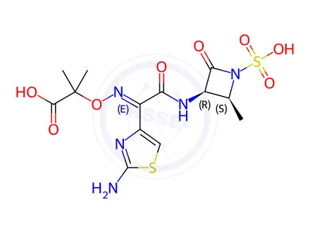 Chemical structure of Ceftizoxime Sodium Impurity 55