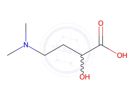 Chemical structure of Butanoic acid, 4-(dimethylamino)-2-hydroxy-