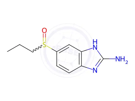 Chemical structure of Albendazole impurity 23