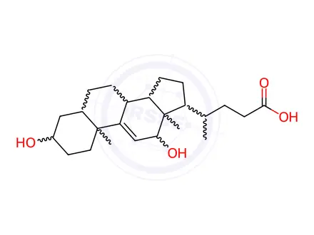 Chemical structure of Cholic Acid Impurity 12