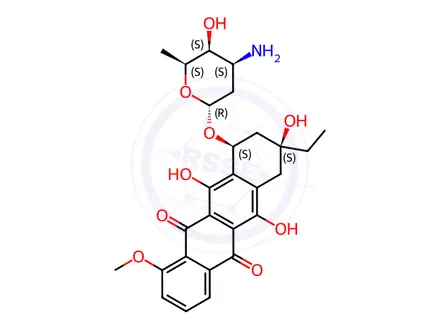 Chemical structure of Doxorubicin Hydrochloride Impurity 70