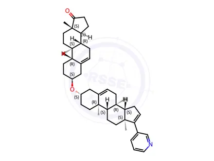 Chemical structure of Abiraterone Acetate Impurity 32