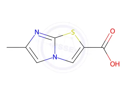 Chemical structure of 6-Methylimidazo[2,1-b][1,3]thiazole-2-carboxylic acid