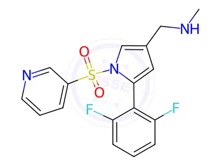 Chemical structure of Vonoprazan Impurity 3